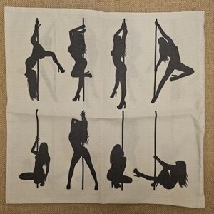 Pole Dance Design for Pole Dancer Throw Pillow Case